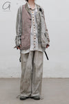 ARCHIVIO J.M.Ribot color block stripe suit G01/FD